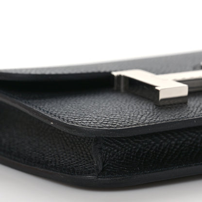 Hermes Epsom Constance Slim Wallet Black 7 of 8