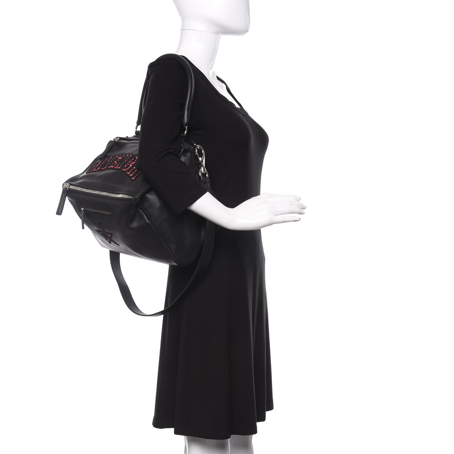 Givenchy Calfskin Gothic Medium Pandora Black 3 of 10