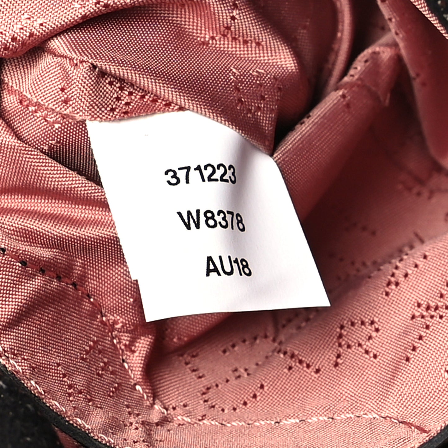 Chamois Shiny Dotted Mini Falabella Fold Over Tote Ruthenium