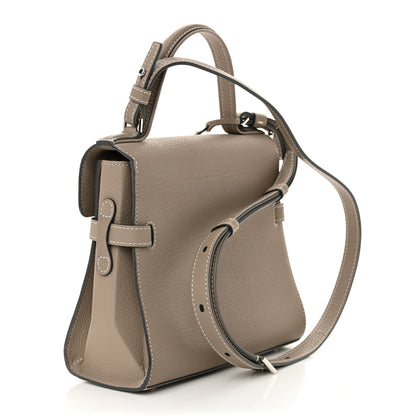Delvaux Crispy Calfskin Mini Tempete Satchel Tourterelle 3 of 12