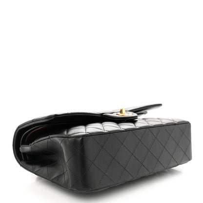 Chanel Lambskin Quilted Medium Double Flap Black 4 of 11