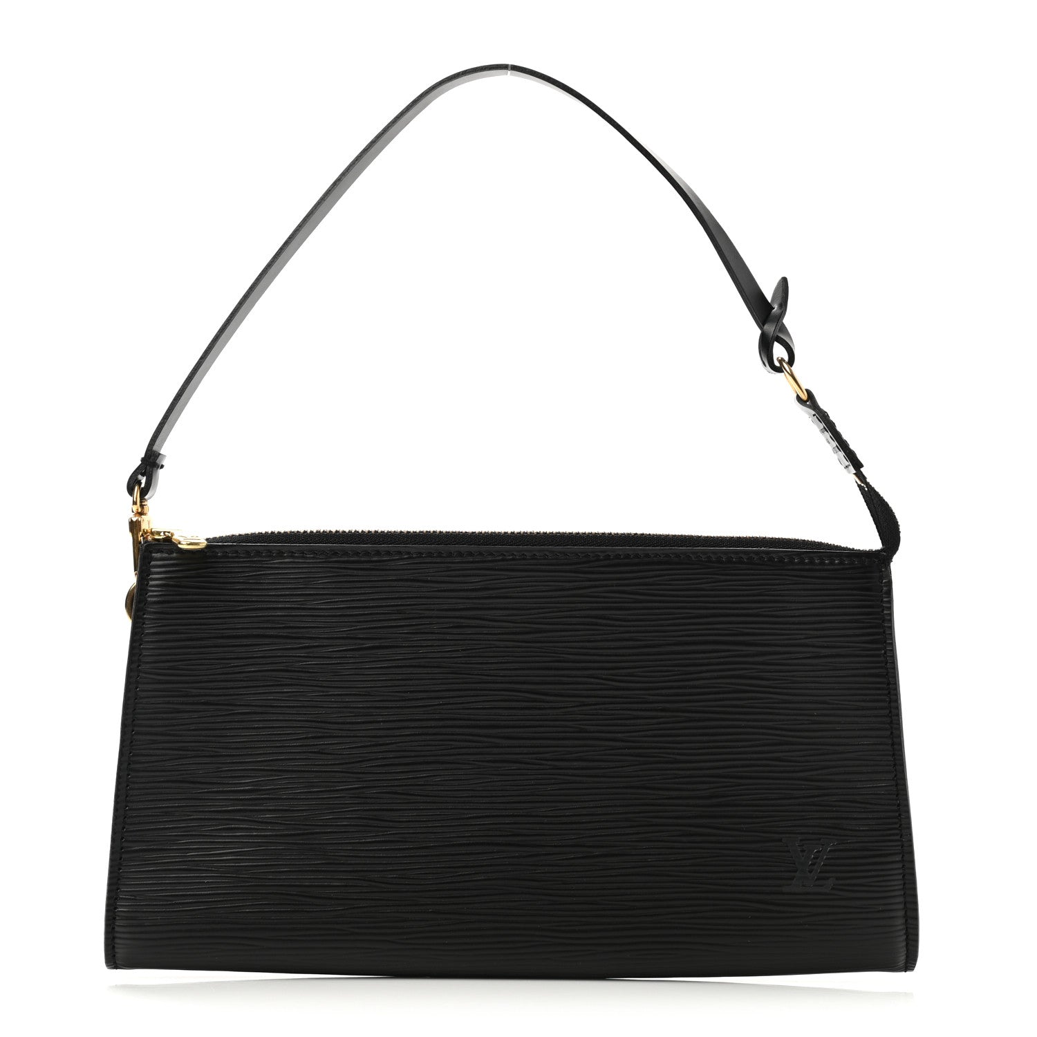 Louis Vuitton Epi Pochette Accessories 24 Black 1 of 9