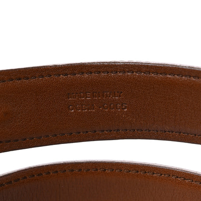 Christian Dior Calfskin Stitched CD Belt 95 38 Brown 4 of 7