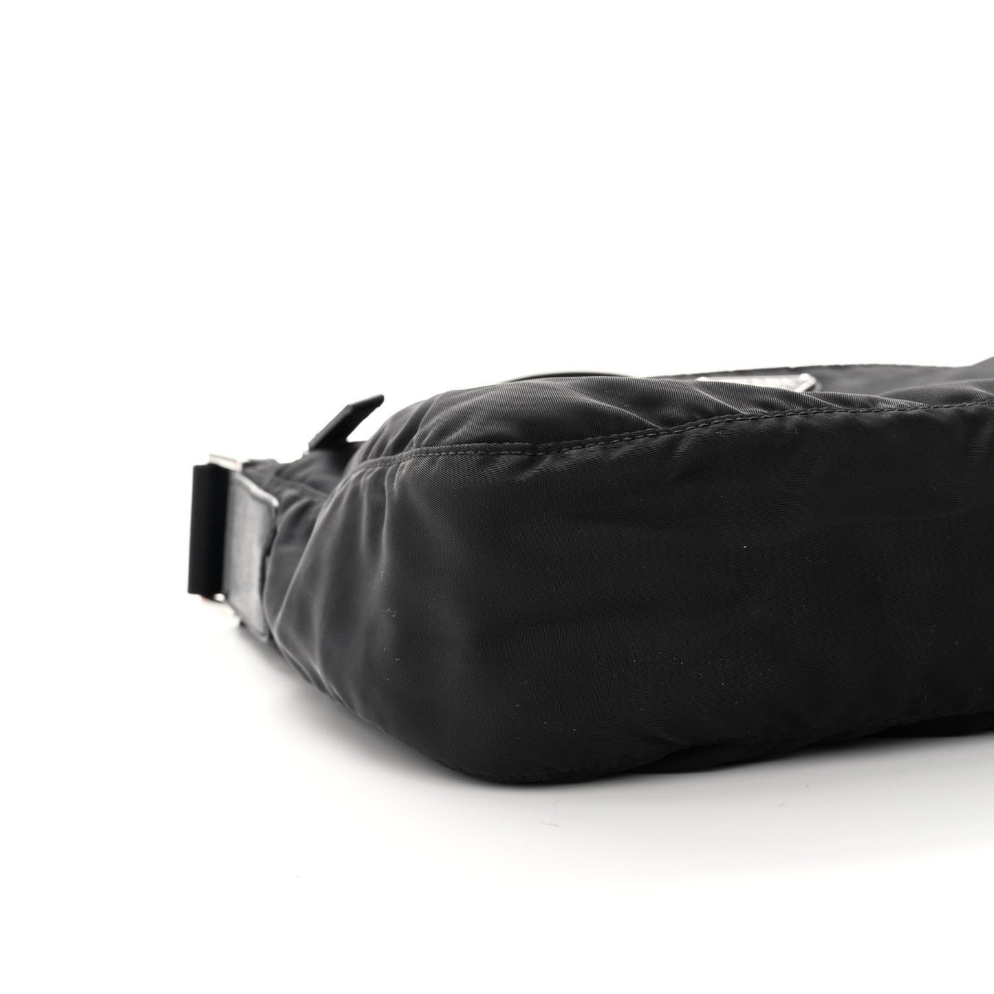 Tessuto Nylon Saffiano Messenger Black