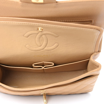Chanel Caviar Quilted Small Double Flap Beige 5 of 16