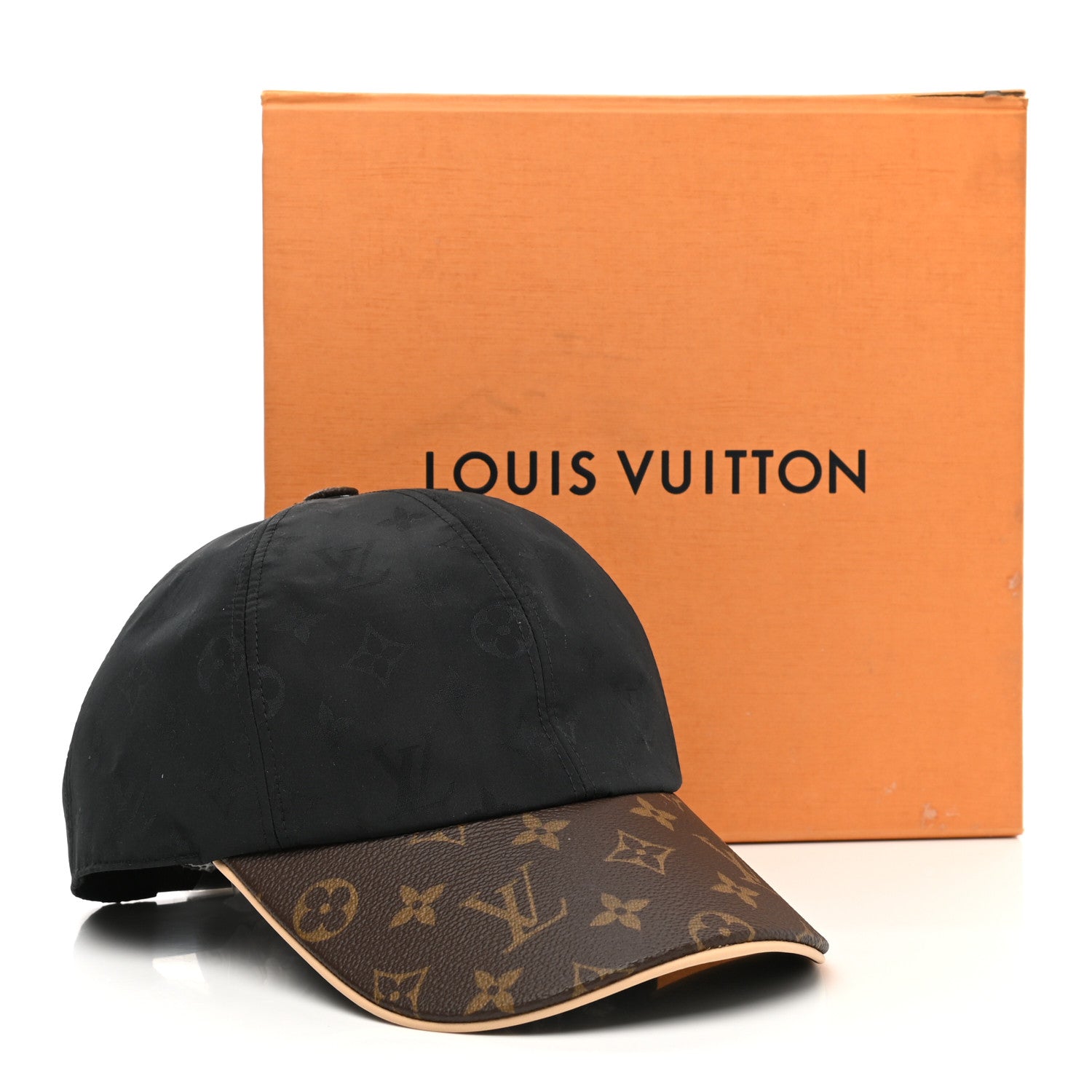 Louis Vuitton Polyester Silk Monogram LV Get Ready Cap M Black 9 of 9