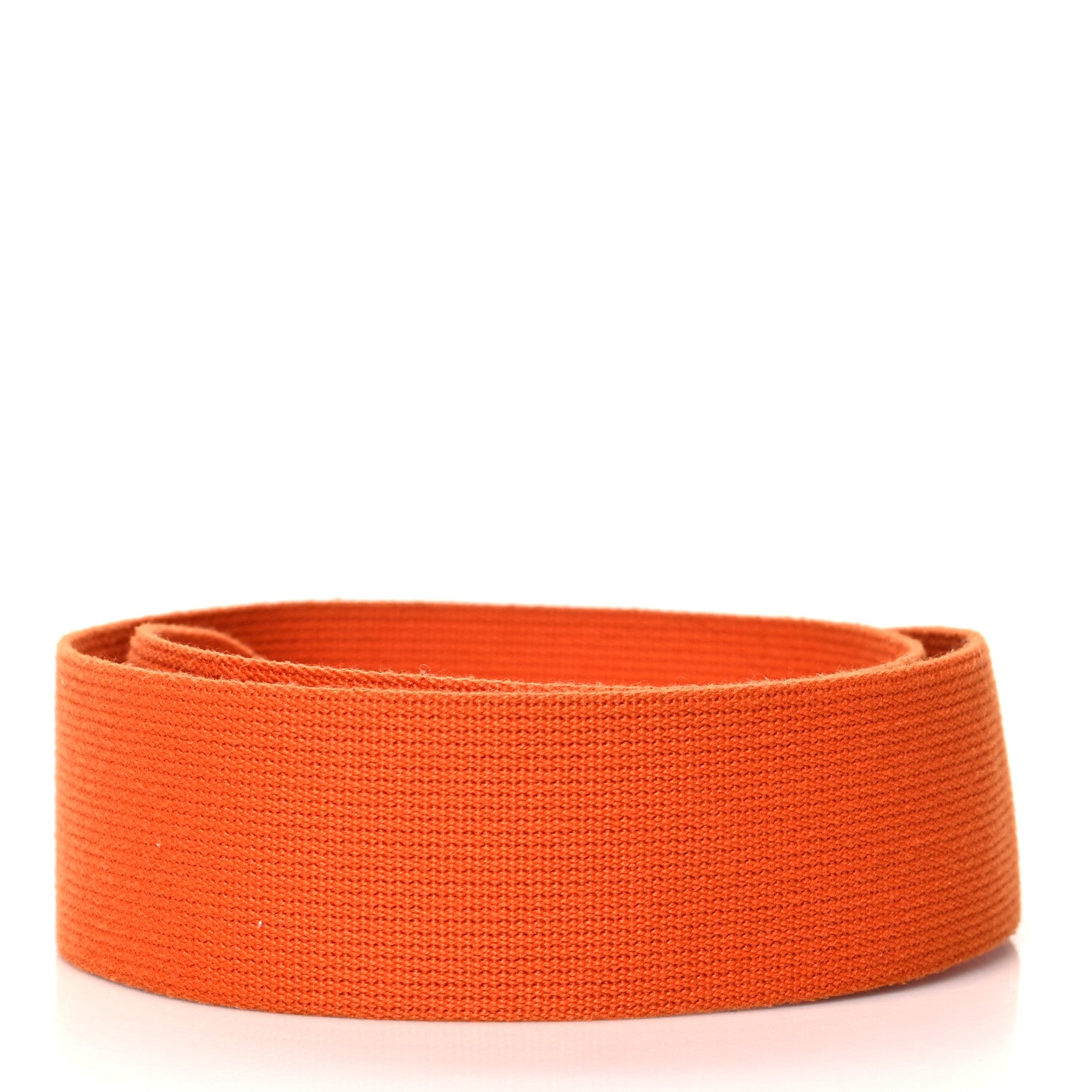 Hermes Toile Clemence Shoulder Strap Orange 2 of 4