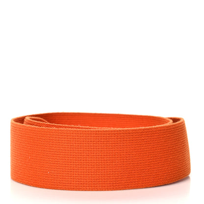 Hermes Toile Clemence Shoulder Strap Orange 2 of 4