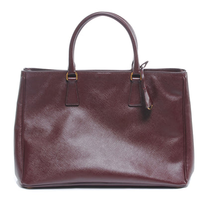 Prada Saffiano Lux Medium Tote Bordeaux 3 of 7