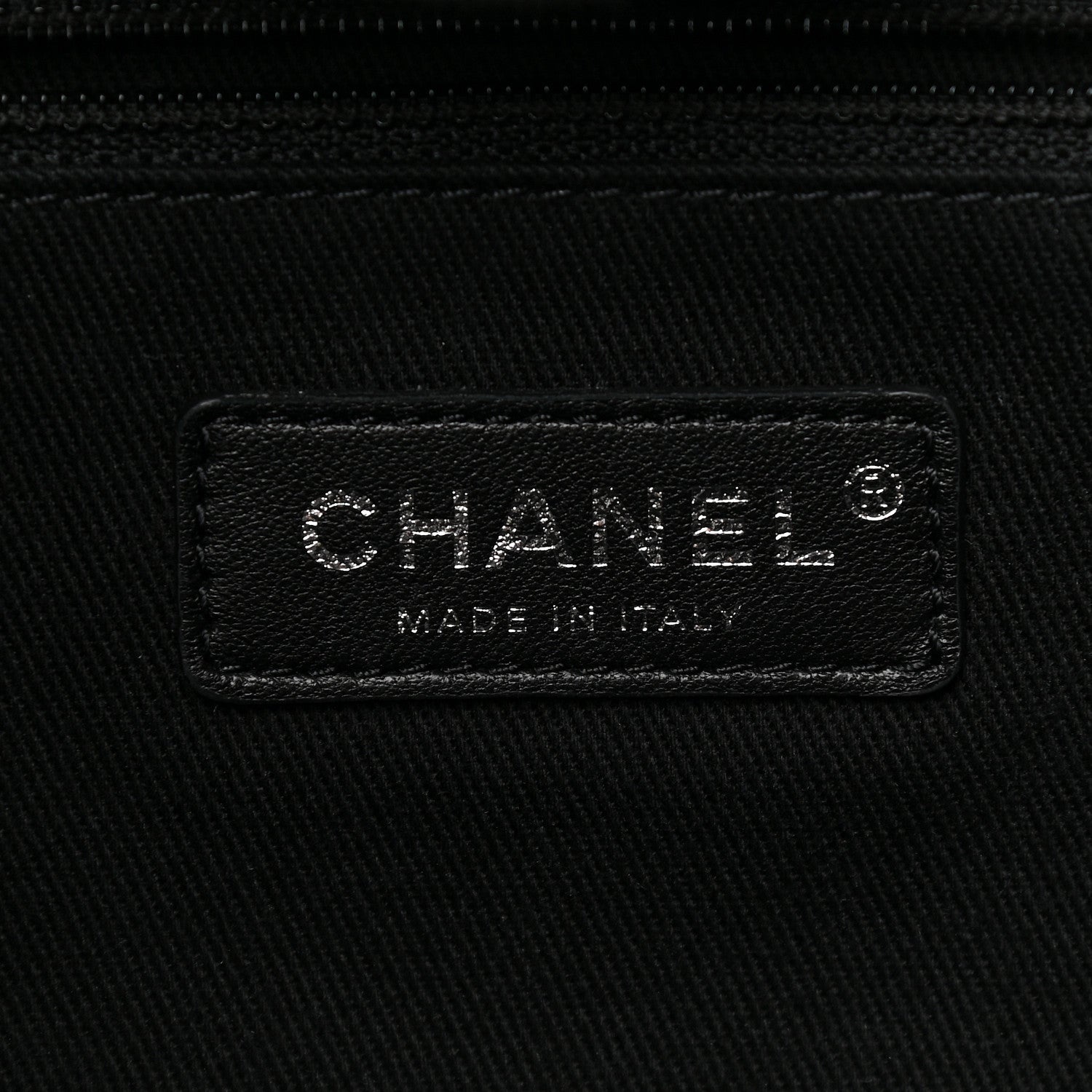 Chanel Canvas Pearl Medium Deauville Tote Black 6 of 10