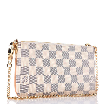 Louis Vuitton Damier Azur Pochette Milla MM 3 of 7