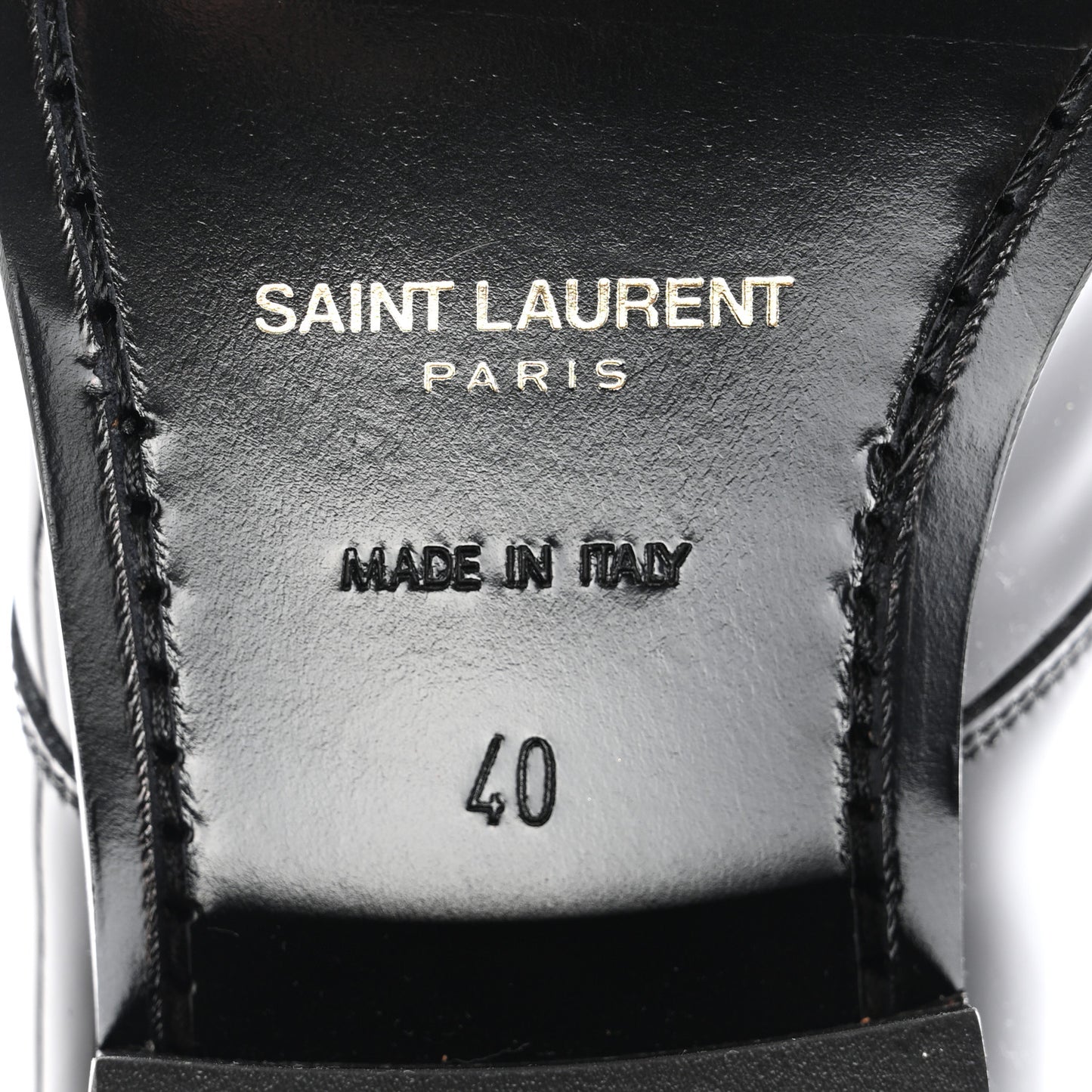 Patent Lace Up Wyatt 25 Derby Shoes 40 Black