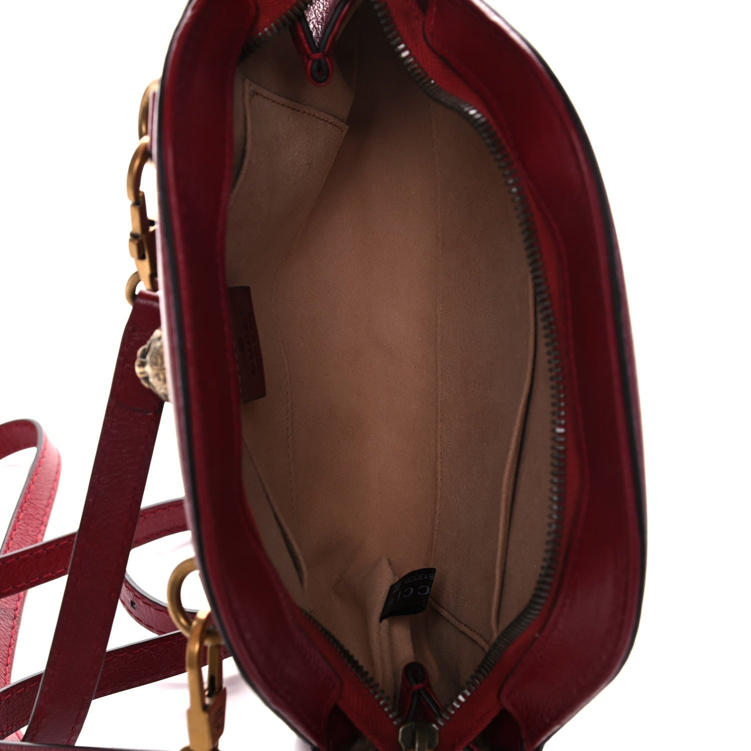 Gucci Piuma Lux Calfskin Small Re(Belle) Crossbody Bag Romantic Cerise 5 of 11