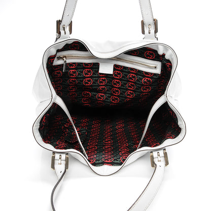 Gucci Calfskin Large Britt Shoulder Bag Off White 6 of 15