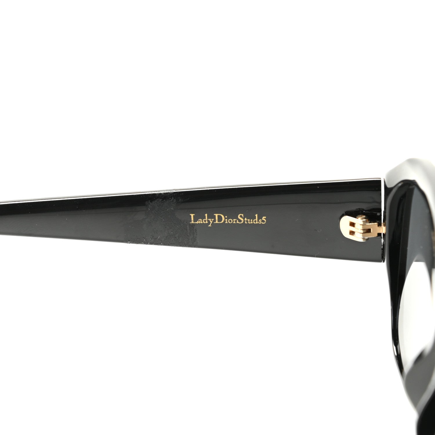 Christian Dior Acetate Cannage Lady Dior Studs 5 Sunglasses Black 7 of 8