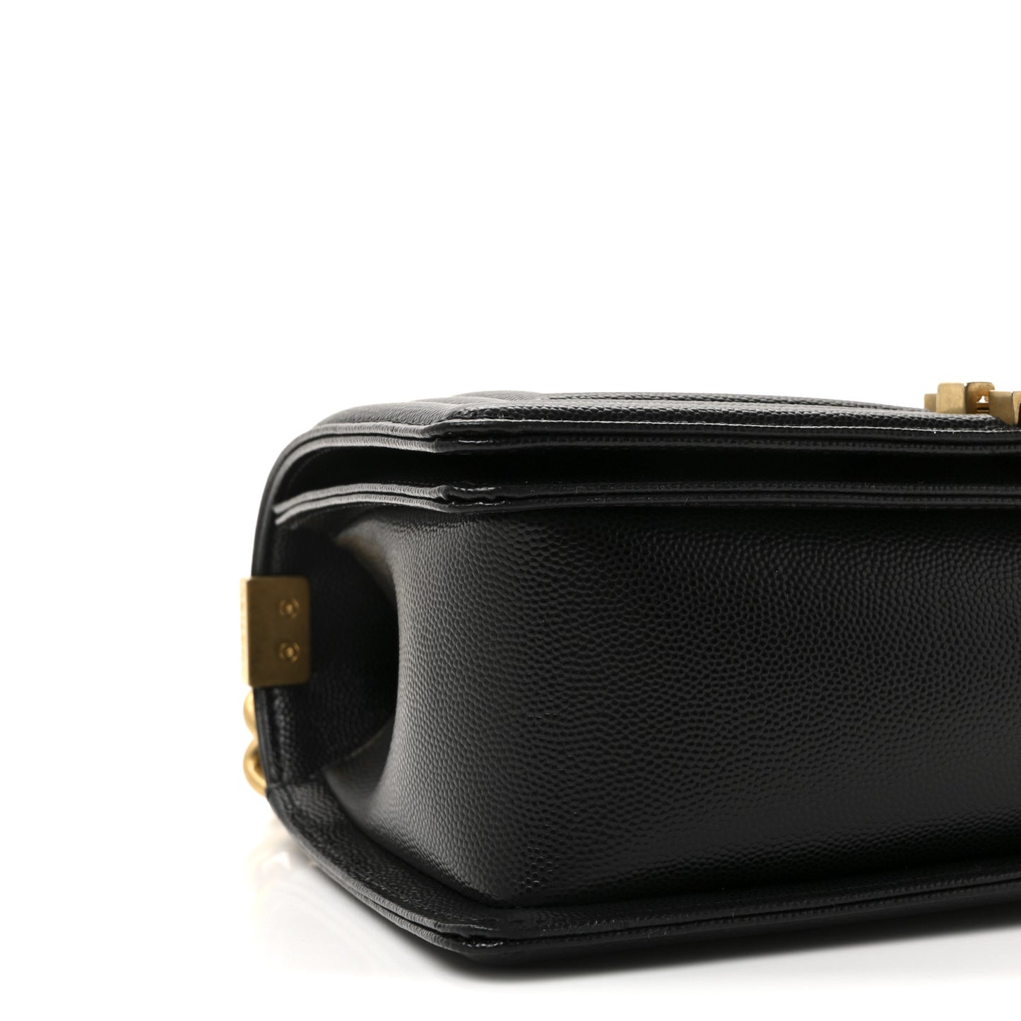 Caviar Quilted Medium Boy Flap Black