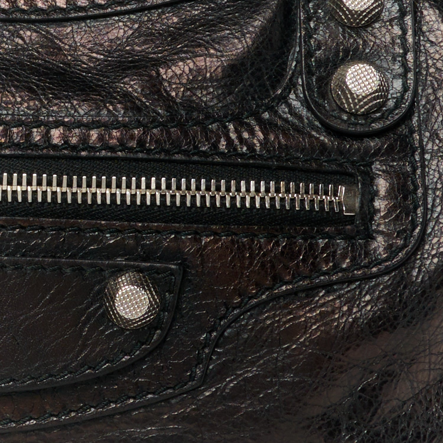 Balenciaga Agneau Giant 12 Silver Hardware Town Black 9 of 12
