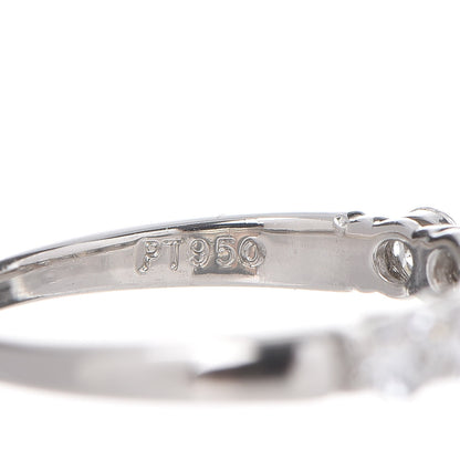 Tiffany Platinum Diamond .57ctw 3mm Embrace Half Circle Band Ring 50 5.5 4 of 6
