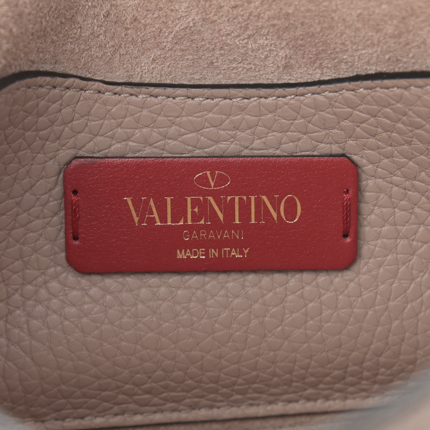 Valentino Garavani Pebbled Calfskin Mini Rockstud Crossbody Bag Poudre 6 of 13