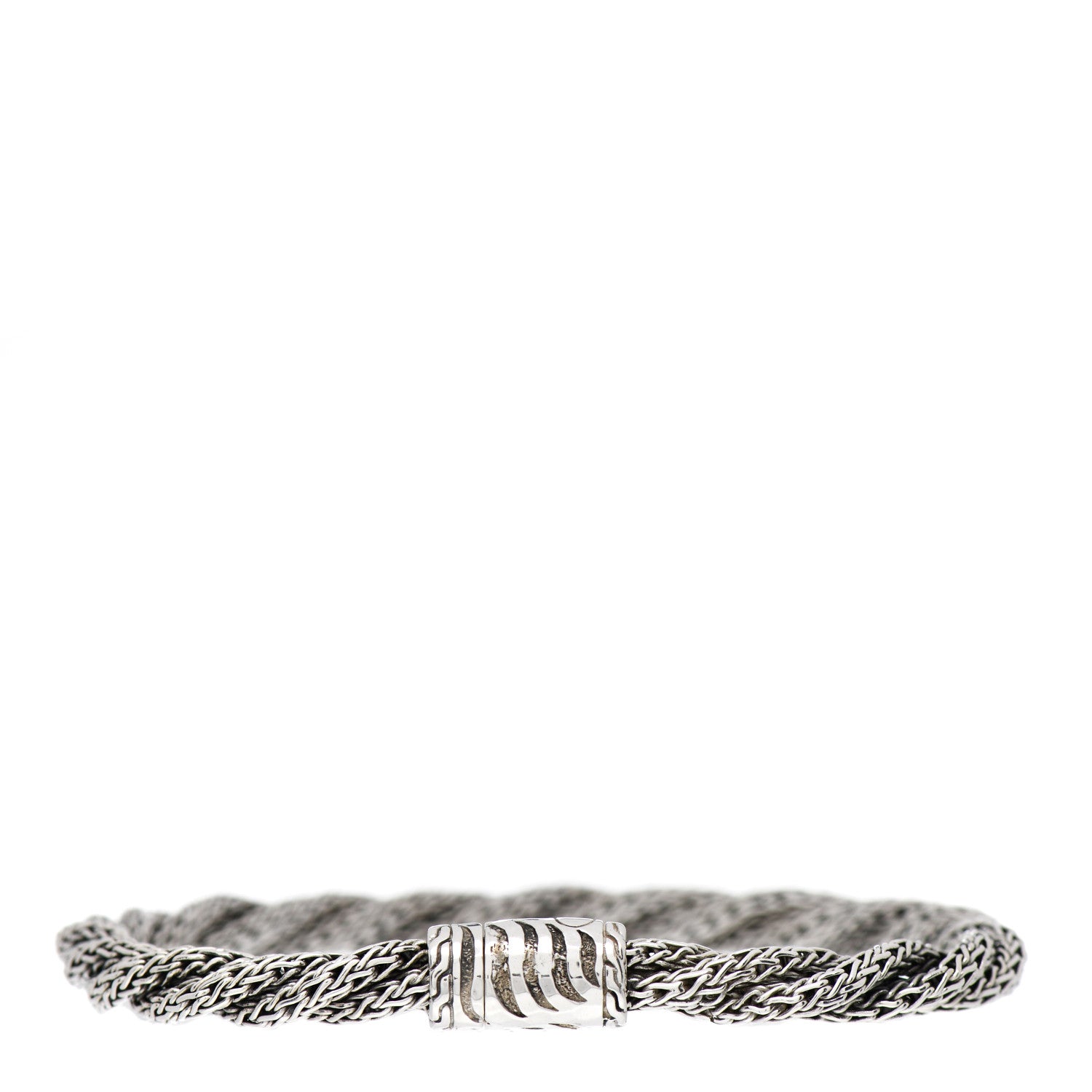 John Hardy Sterling Silver Palu Macan Twisted Chain Bracelet 1 of 3