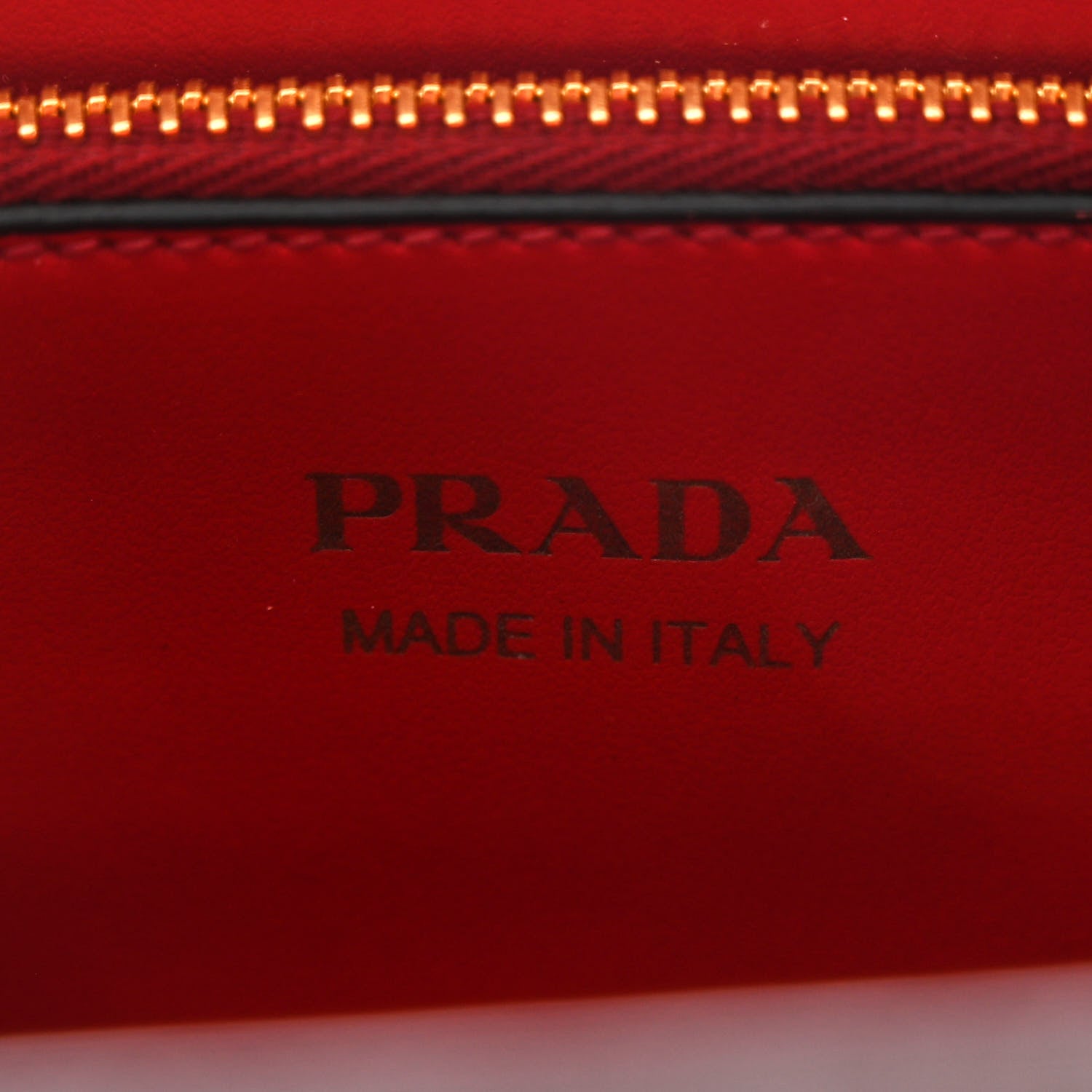 Prada Saffiano Cuir Calfskin Small Monochrome Top Handle Tote Fuoco 6 of 15