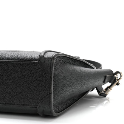 Celine Drummed Calfskin Nano Luggage Black 10 of 10