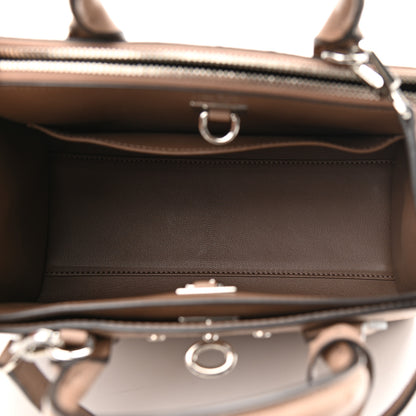 Louis Vuitton Ostrich City Steamer PM Gris 4 of 8