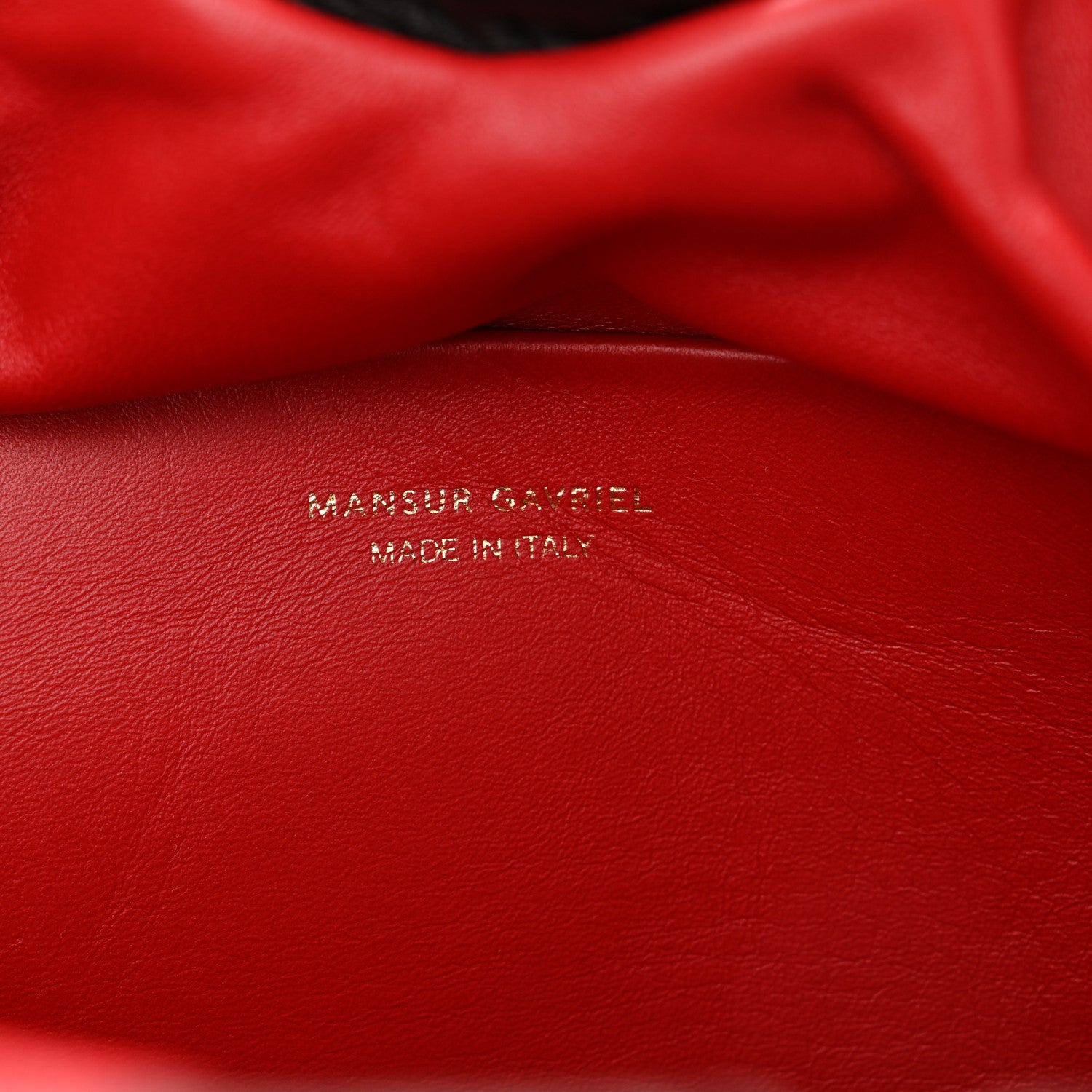 Mansur Gavriel Lambskin Cloud Clutch Black Flamma 6 of 9