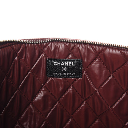 Chanel Caviar Quilted Large Cosmetic Case Black 5 of 6