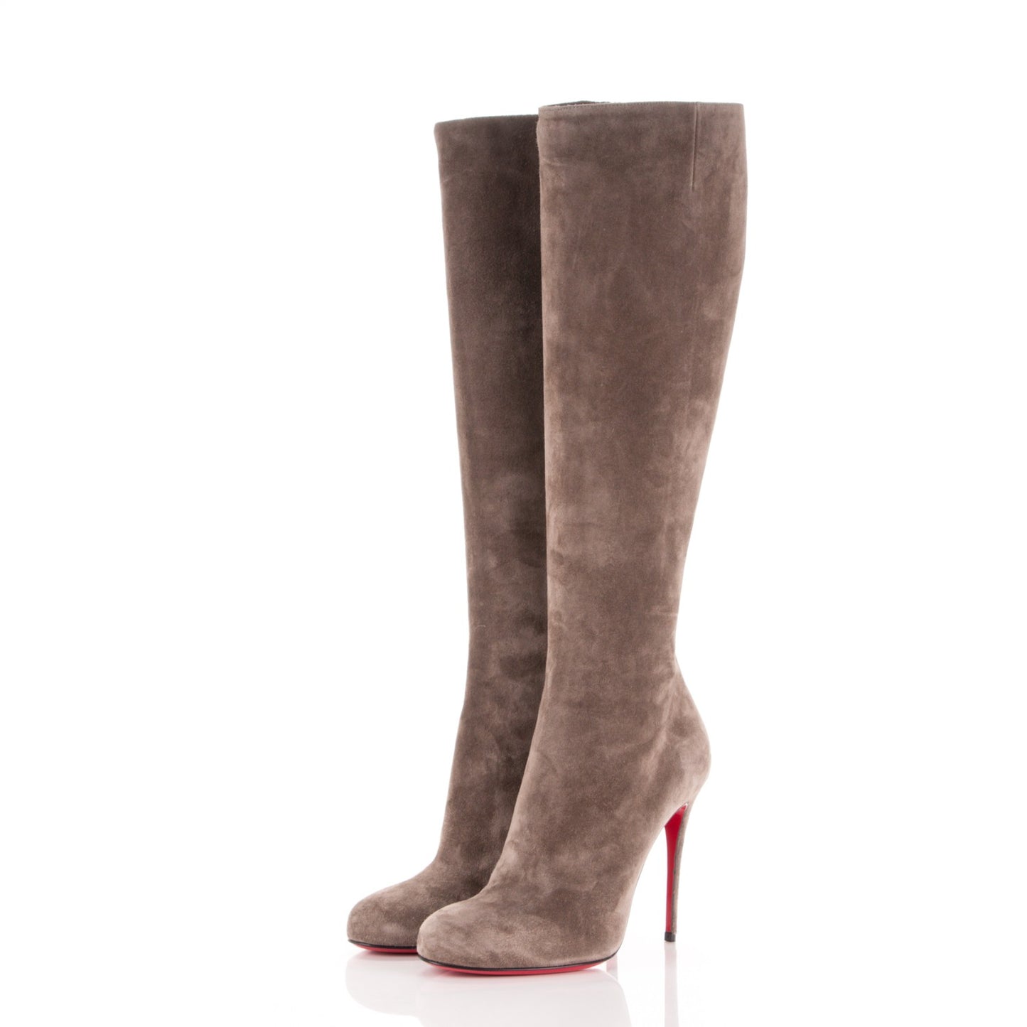 Veau Velours Fifi Botta 100 Knee Boots 37 Cendre