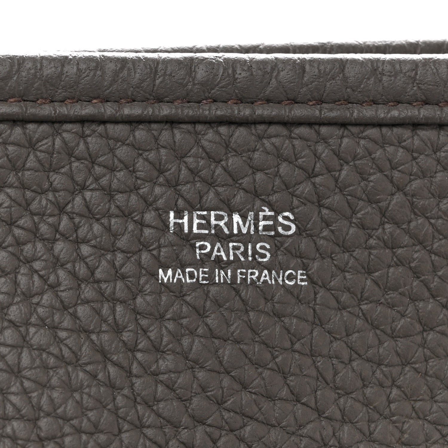 Hermes Taurillon Clemence Evelyne III PM Etain 6 of 10