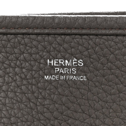 Hermes Taurillon Clemence Evelyne III PM Etain 6 of 10