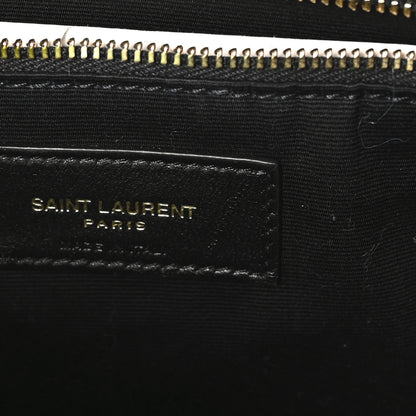 Saint Laurent Lambskin Quilted Toy Loulou Puffer Monogram Chain Satchel Red 6 of 10