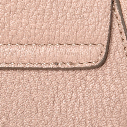 Chloe Grained Lambskin Mini Drew Shoulder Bag Cement Pink 7 of 9