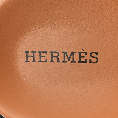 Hermes Calfskin Womens Empire Sandals 38 Naturel 8 of 9