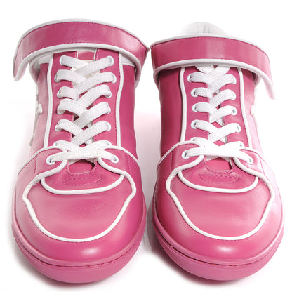 Louis Vuitton Leather Acapulco Sneakers 37 Fuchsia 2 of 7