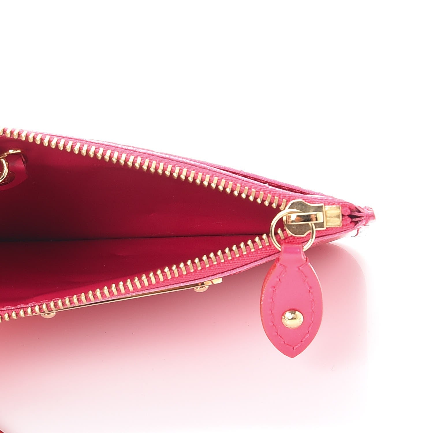 Louis Vuitton Vernis Key Pouch Rose Pop 5 of 9