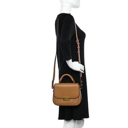 Marc Jacobs Calfskin Mini Rider Top Handle Brown 2 of 9
