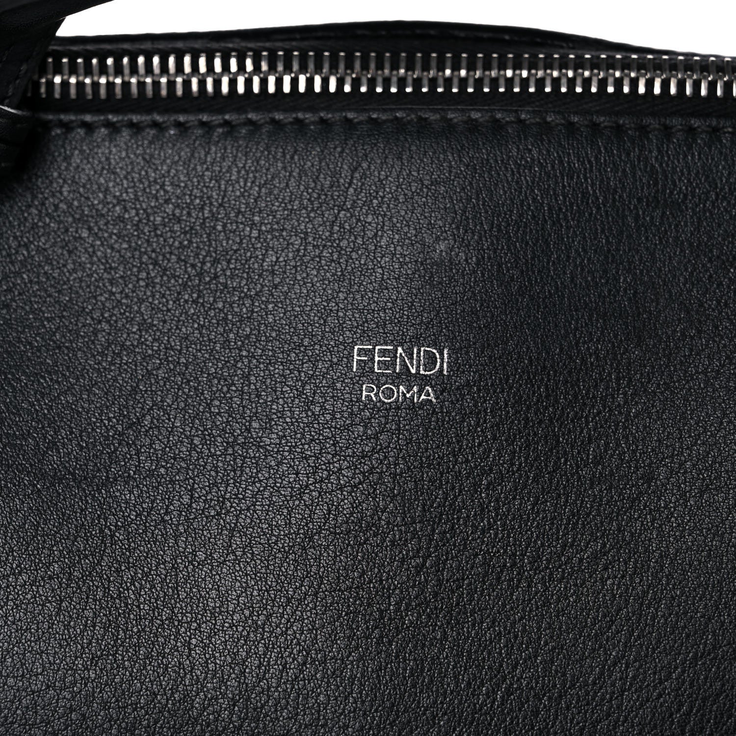 Fendi Vitello Dolce Large By The Way Boston Bag Black 19 of 35