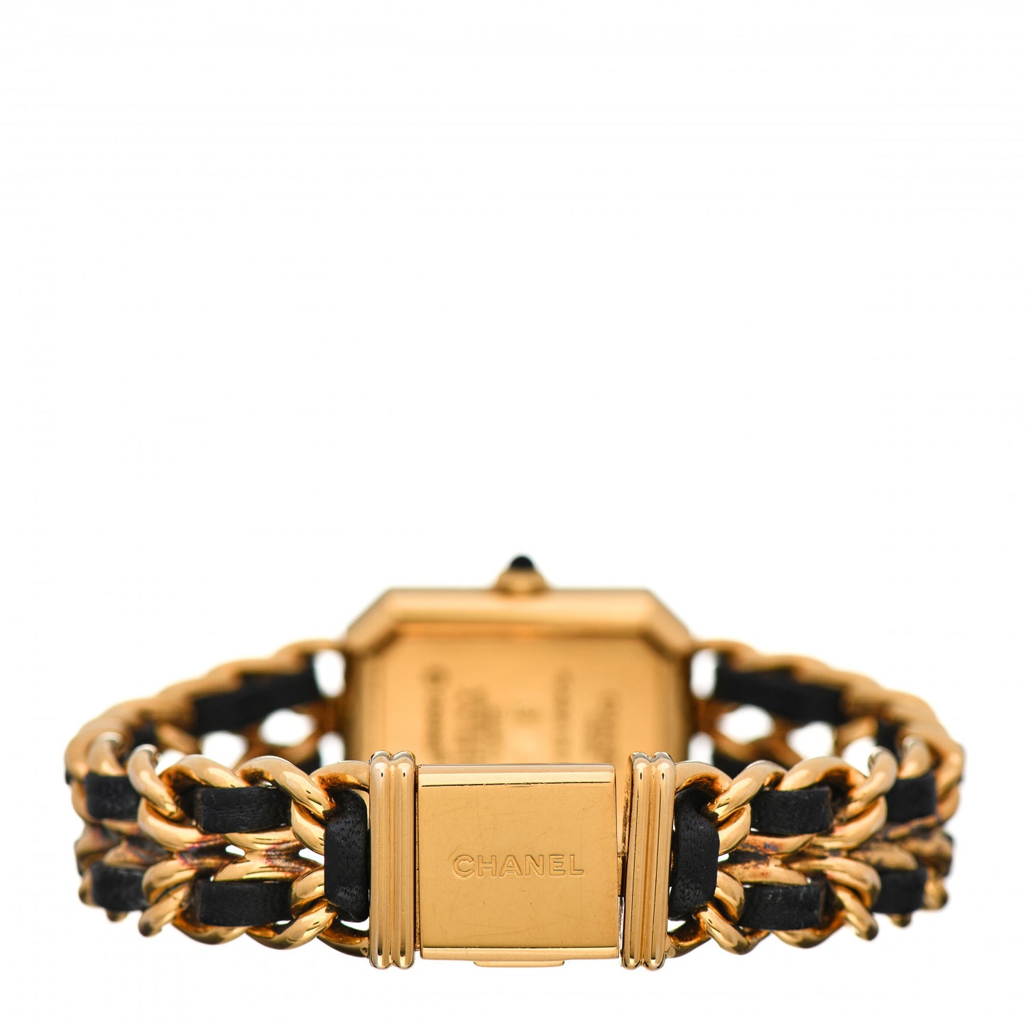 Stainless Steel Lambskin 20mm Chain Premiere Quartz Watch Gold M