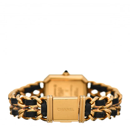 Chanel Stainless Steel Lambskin 20mm Chain Premiere Quartz Watch Gold M 3 of 7