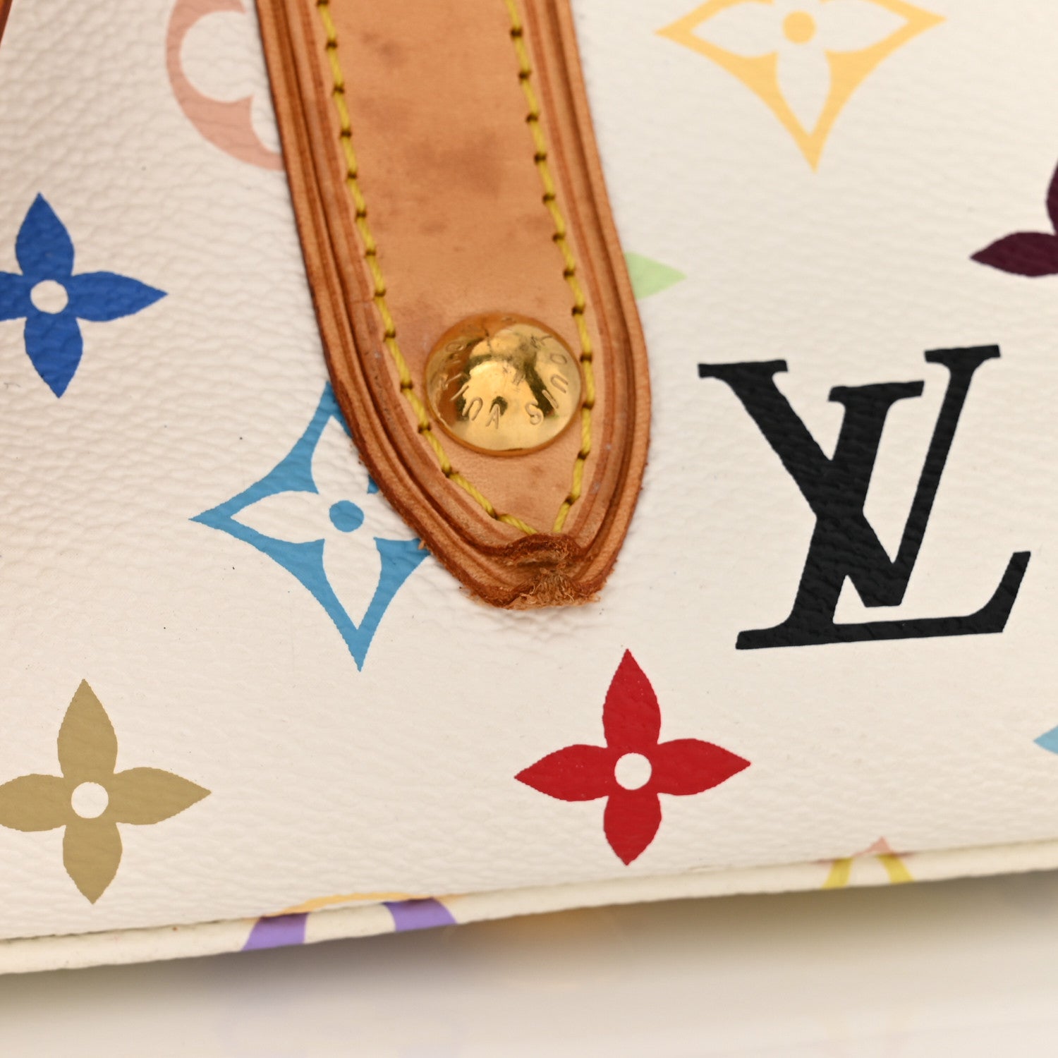 Louis Vuitton Monogram Multicolor Aurelia MM White 11 of 14
