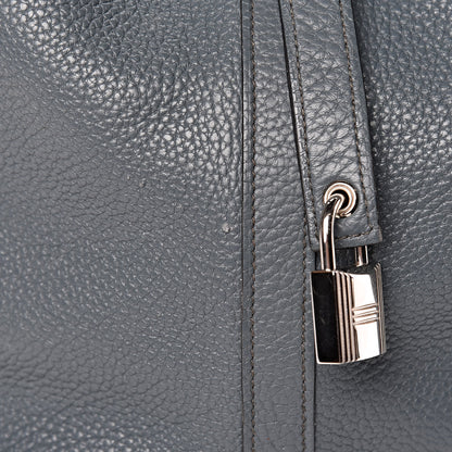 Hermes Taurillon Clemence Picotin Lock 26 GM Bleu Orage 11 of 14