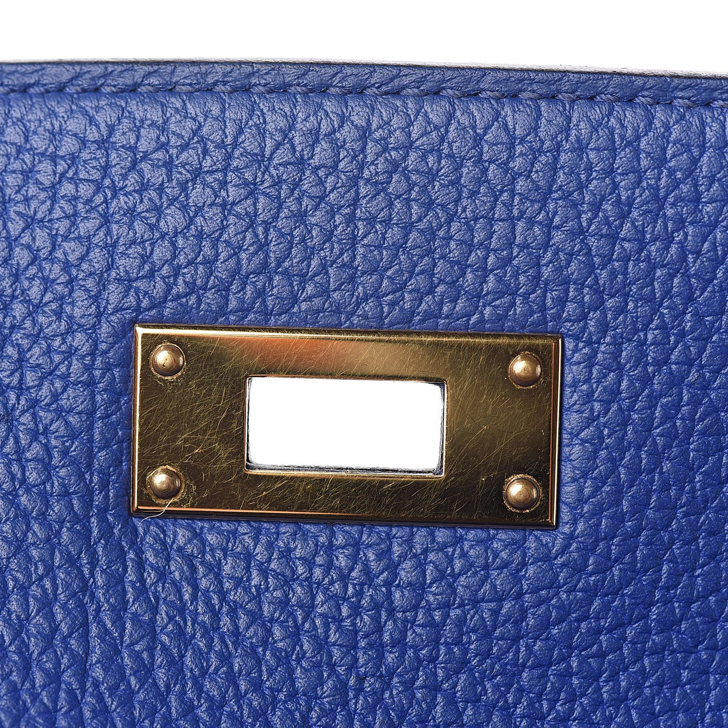Togo Kelly Retourne 28 Bleu Electrique