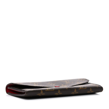 Louis Vuitton Monogram Emilie Wallet Red 4 of 11