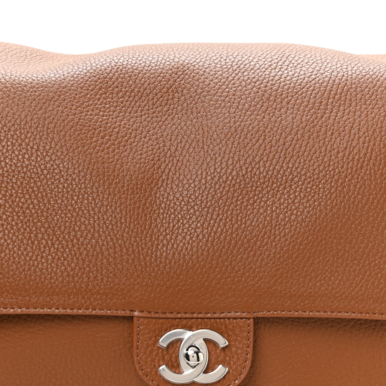 Chanel Grained Calfskin Souplissimo Maxi Flap Camel 8 of 10