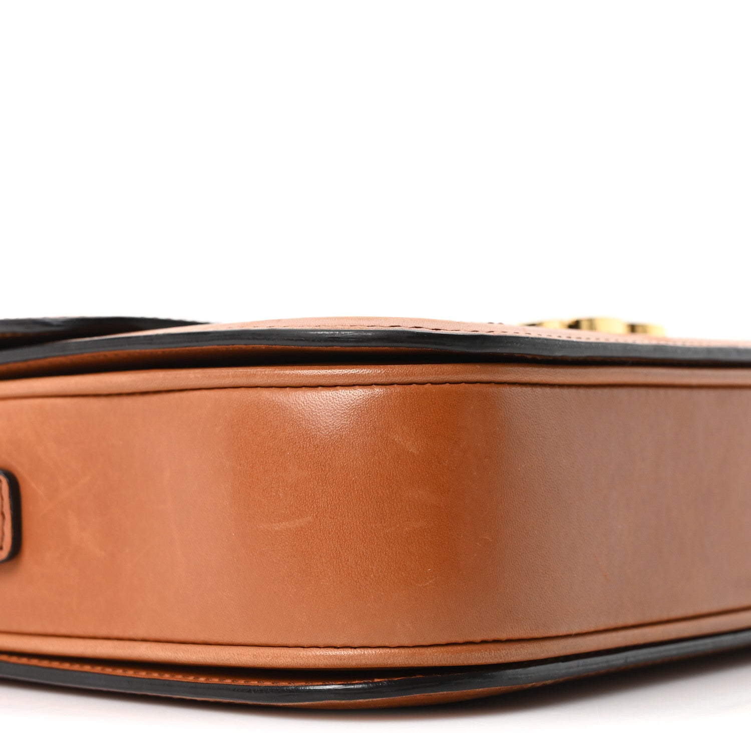 Celine Textile Calfskin Classique Triomphe Bag Natural Tan 10 of 11