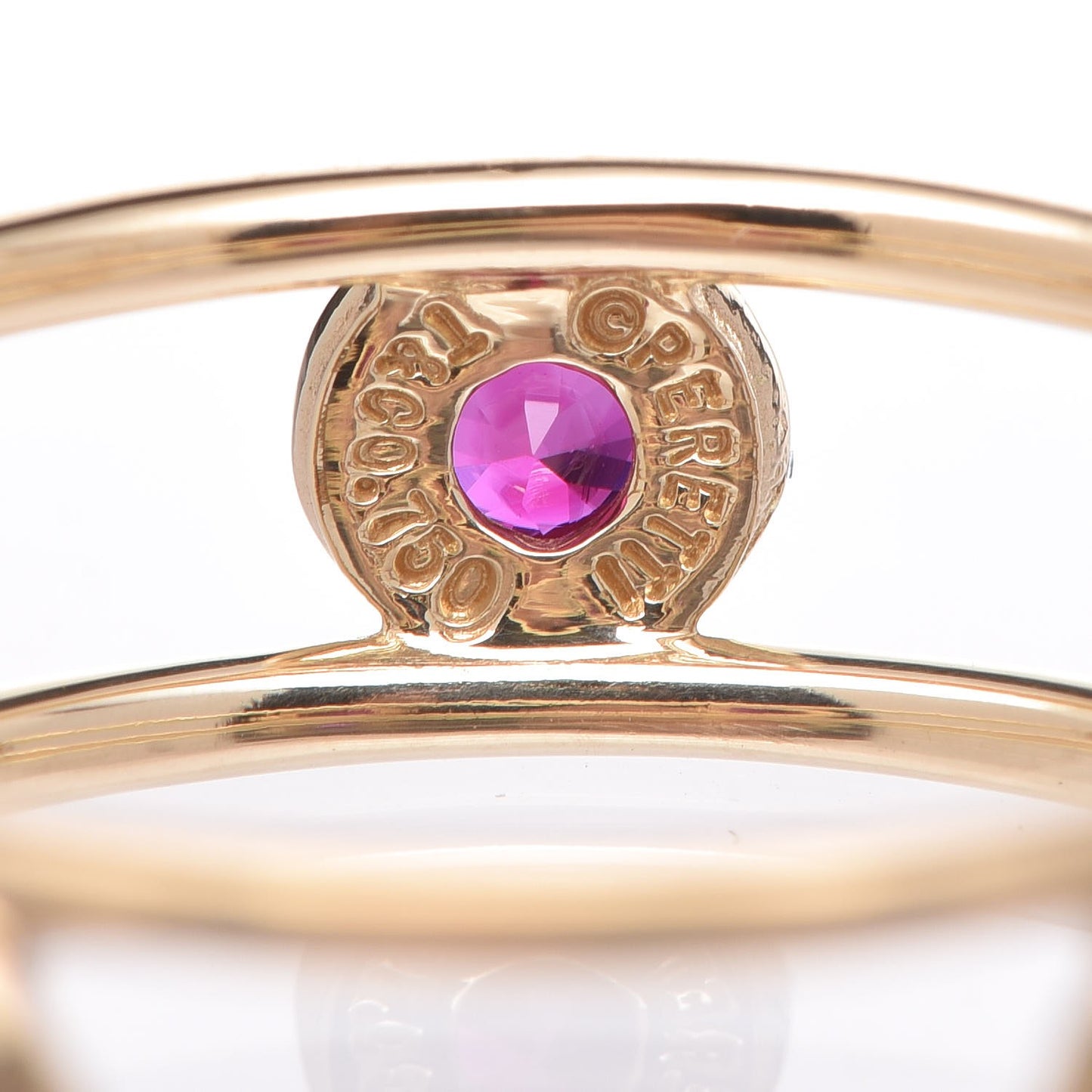 18K Yellow Gold Ruby Elsa Peretti Color By The Yard Ring 52 6