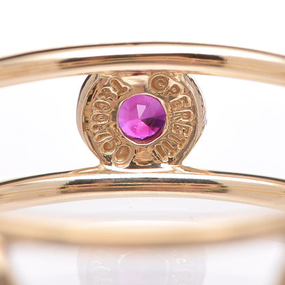 Tiffany 18K Yellow Gold Ruby Elsa Peretti Color By The Yard Ring 52 6 4 of 4