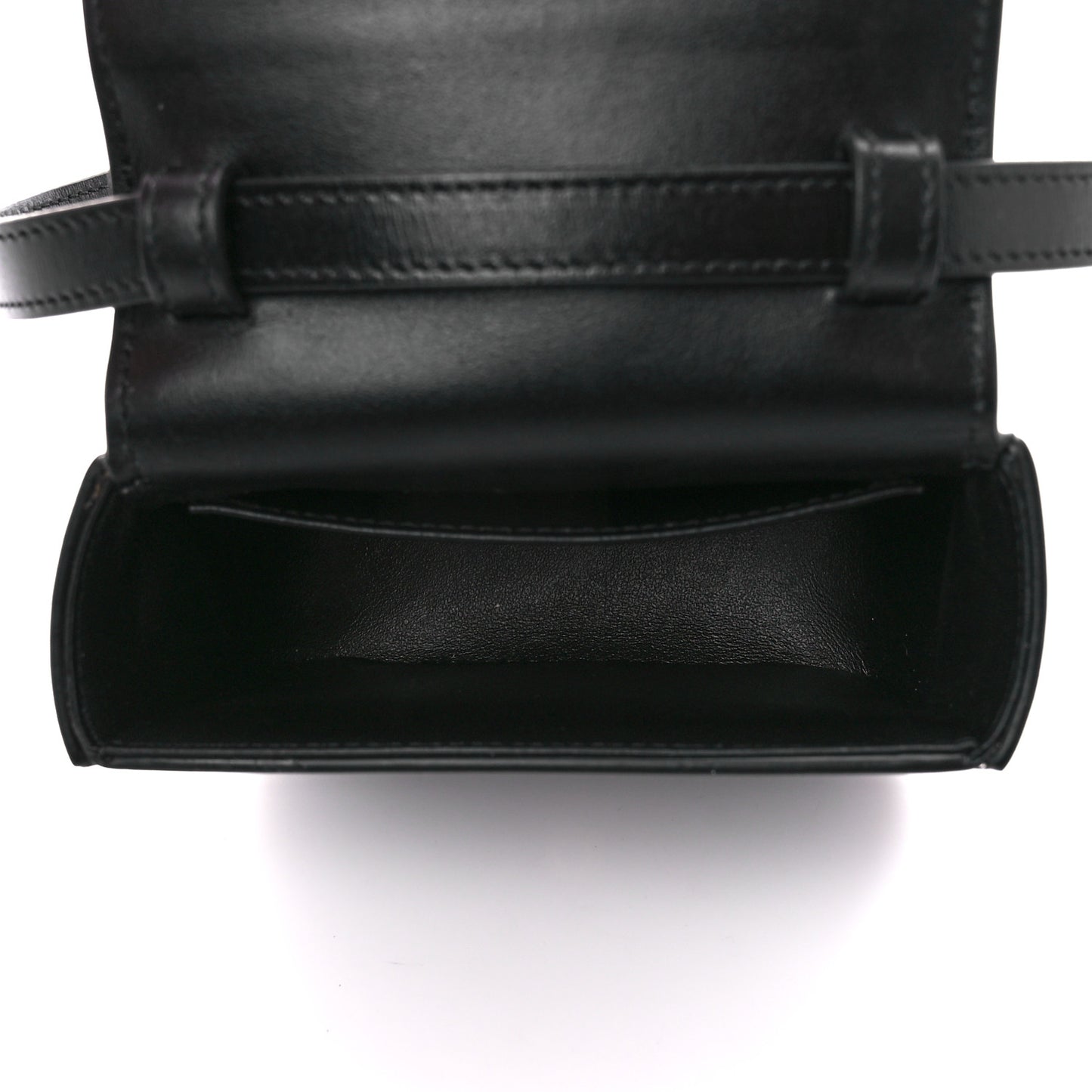 Shiny Calfskin Mini Triomphe Black